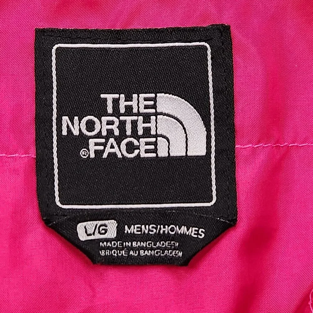 The North Face‎ Puffer Vest Men's Large Red Full Zip Sleeveless Pockets Outdoors